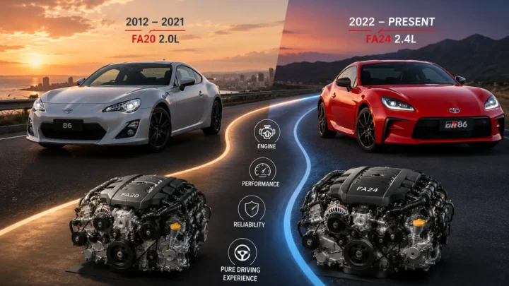 Toyota 86 Engines by Year: Codes, Sizes & Changes