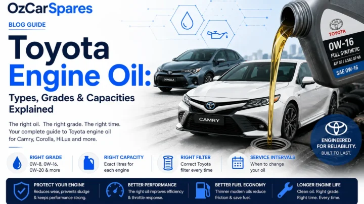 Toyota Engine Oil: Types, Grades and Capacities Explained